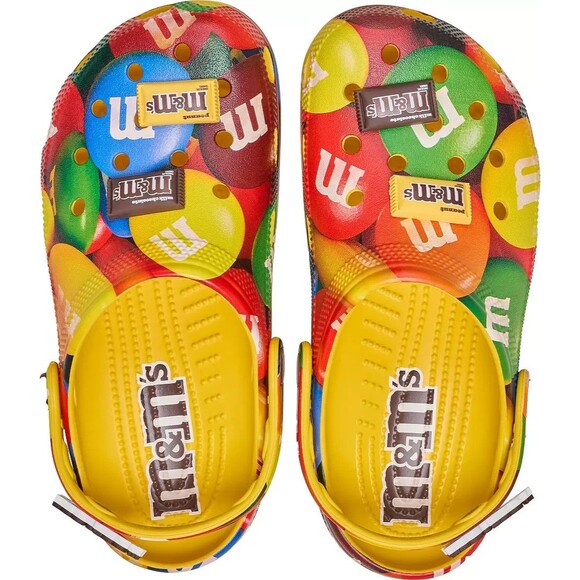 Crocs Unisex M&M\'s Classic Clog Yellow/Multico lor Men\'s Size 12 - (211684-75Z) main image 3